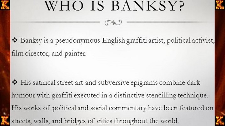 Banksy's Stone Age Waiter