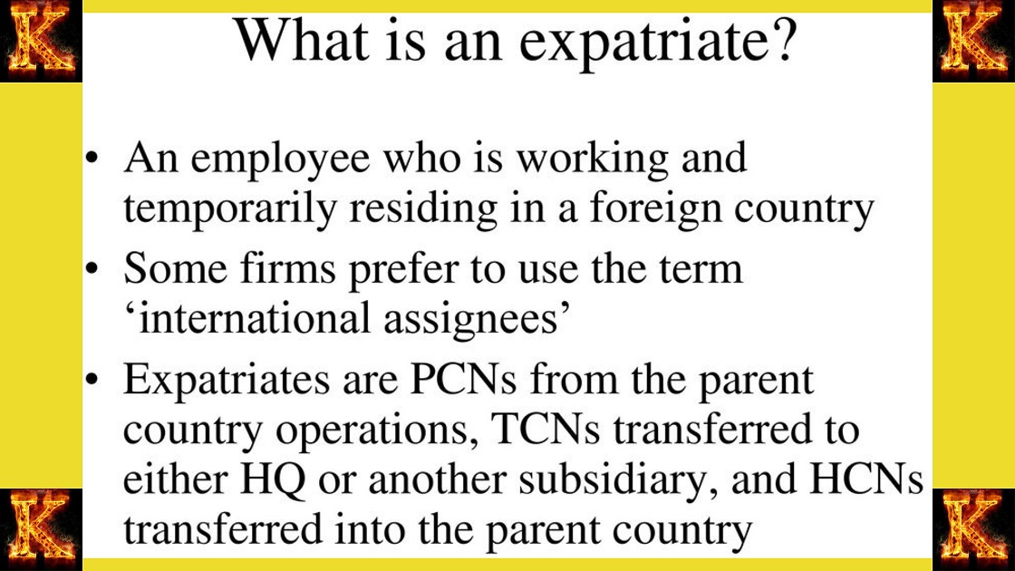 Expatriate Employees in Human Resource Management