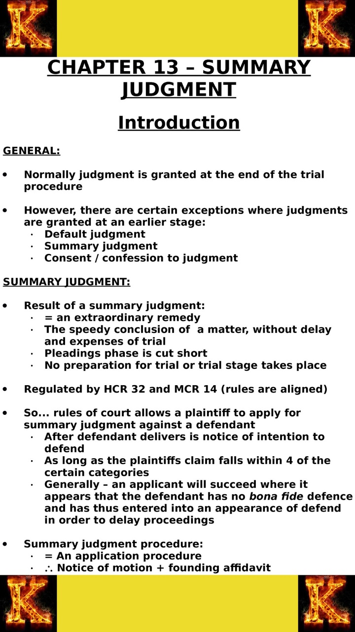 Eleanor Hardwick v RSL Summary Judgment Script