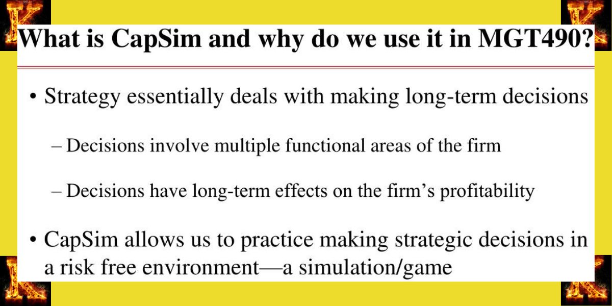 capsim business simulation help