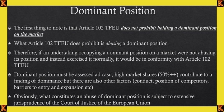 EU Competition Law Alfa's Abuse of Dominance PC Gaming EU